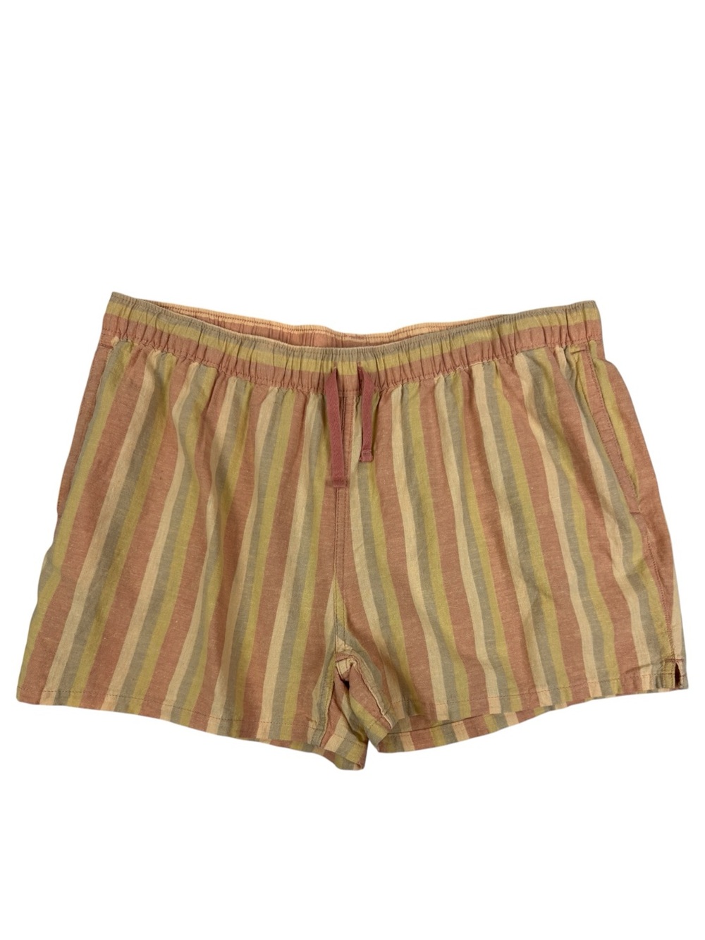 Patagonia island hemp baggies shorts striped sz L